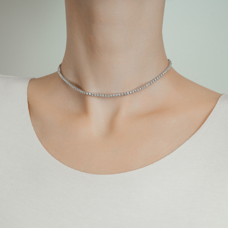 Золотое колье с бриллиантами Diamond Love TBF015N-200