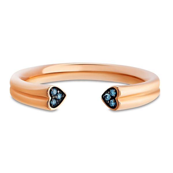 Золотое кольцо Naviblue с бриллиантами D467RP