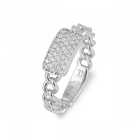 Золотое кольцо с бриллиантами Diamond Love HM-0017R-WD-W