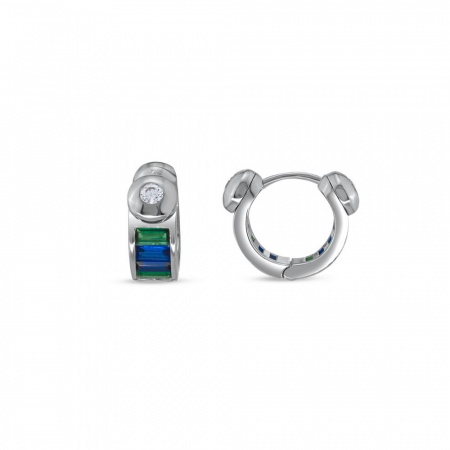 Серебряные серьги с фианитами DM4130-3CE
