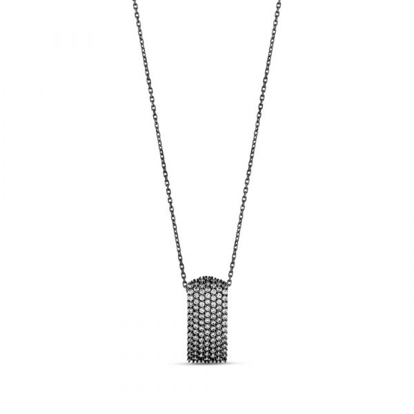 Серебряное колье с фианитами Hedgehog 925 KRHP0008-CZ