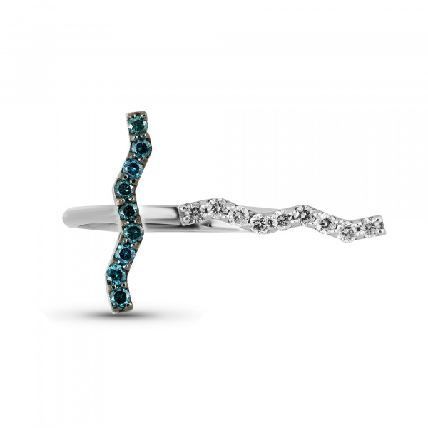 Кольцо золотое Naviblue с бриллиантами D030RWA