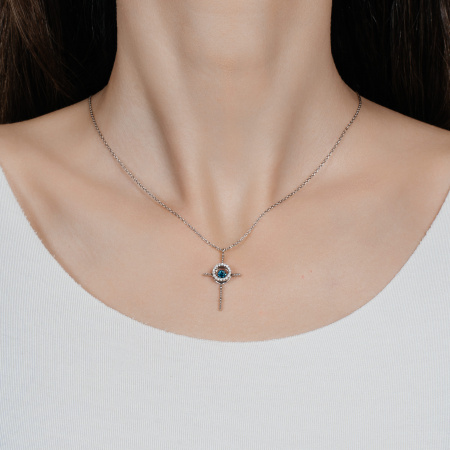 Золотое колье с бриллиантами Salsa SY11MW