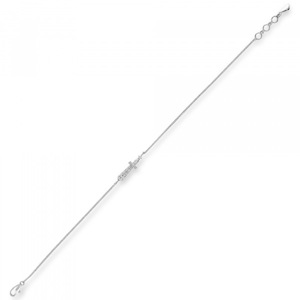 Золотой браслет с бриллиантами Diamond Love AB6855-W