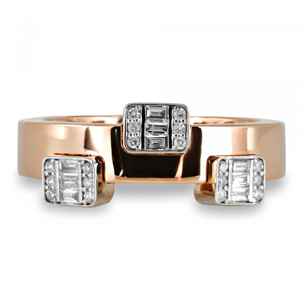 Золотое кольцо с бриллиантами Cool PRA-0537R