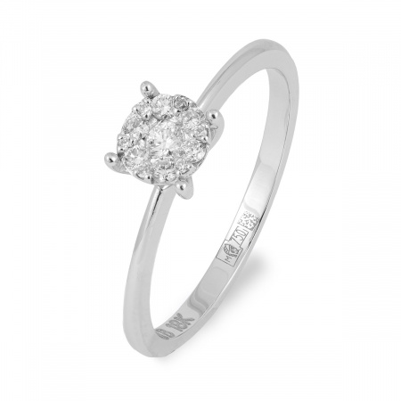 Золотое кольцо с бриллиантами Diamond Love OZCLR0001-18