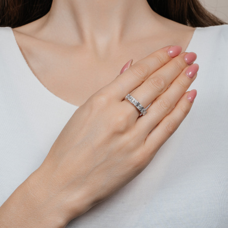 Золотое кольцо с бриллиантами Baguette SCR040880-003