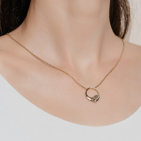 Золотое колье с бриллиантами Chicky CKHP0002-00