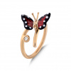 Золотое кольцо с бриллиантом Monarch Butterfly MBR000008-00