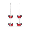 Серебряные серьги с фианитами Monarch Butterfly 925 MBXE0021-CZ Серебряные серьги с фианитами Monarch Butterfly 925 MBXE0021-CZ