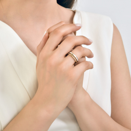 Золотое кольцо с бриллиантами Chicky AYZ03370Y