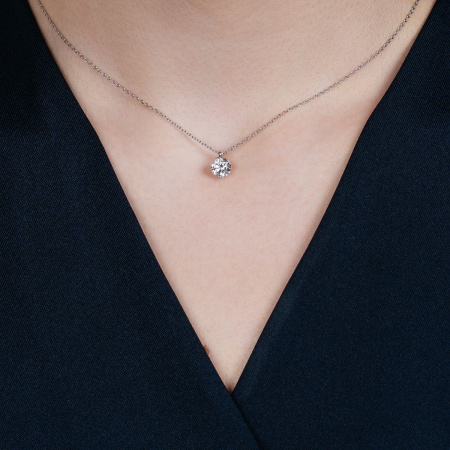 Золотое колье с бриллиантом Diamond Love YK260131KA