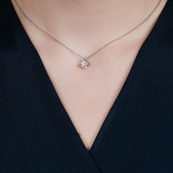 Золотое колье с бриллиантом Diamond Love YK260131KA