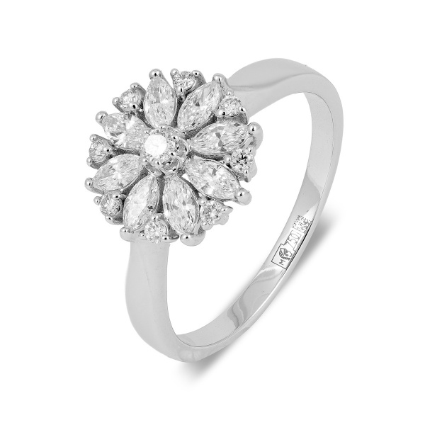Золотое кольцо с бриллиантами Diamond Love RG1211