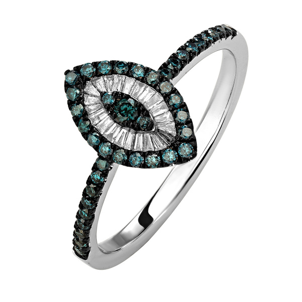 Золотое кольцо с бриллиантами Naviblue R10914W-BRD