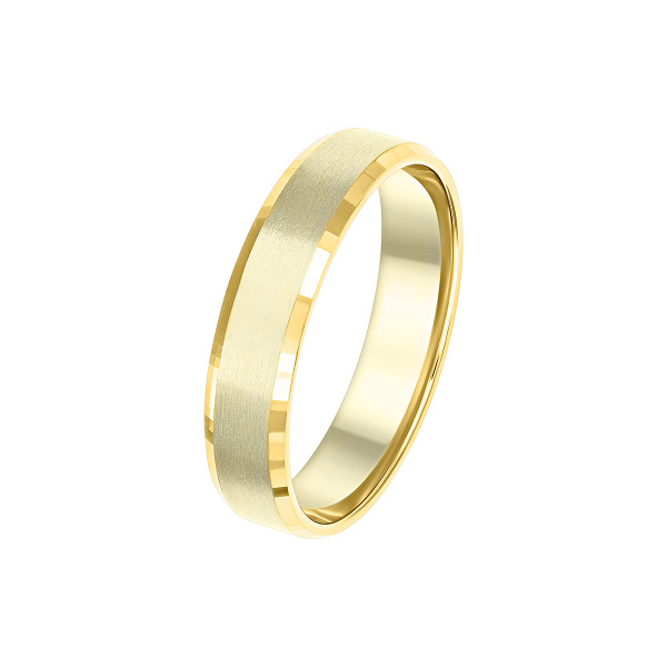 Золотое обручальное мужское кольцо с сапфиром Amore Infinito 460-000-1164