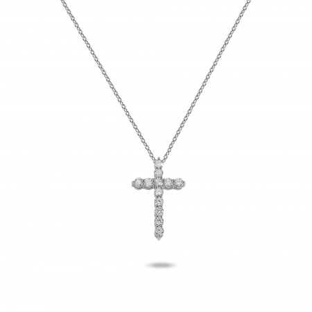 Золотое колье с бриллиантами Diamond Love ASHK03-W