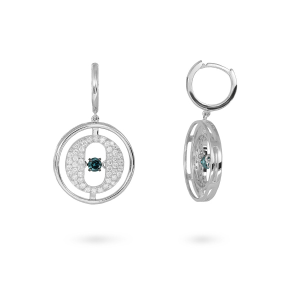 Золотые серьги с бриллиантами Salsa AKP01000