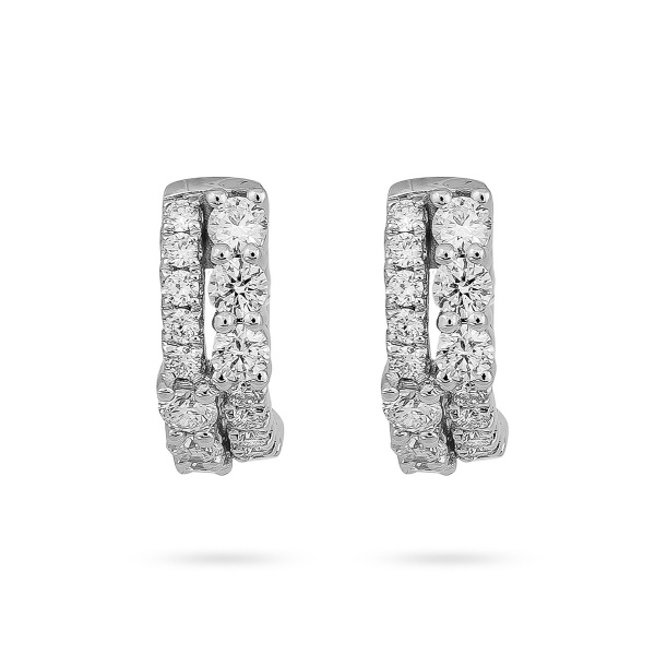 Золотые серьги с бриллиантами Diamond Love SCE044139-001