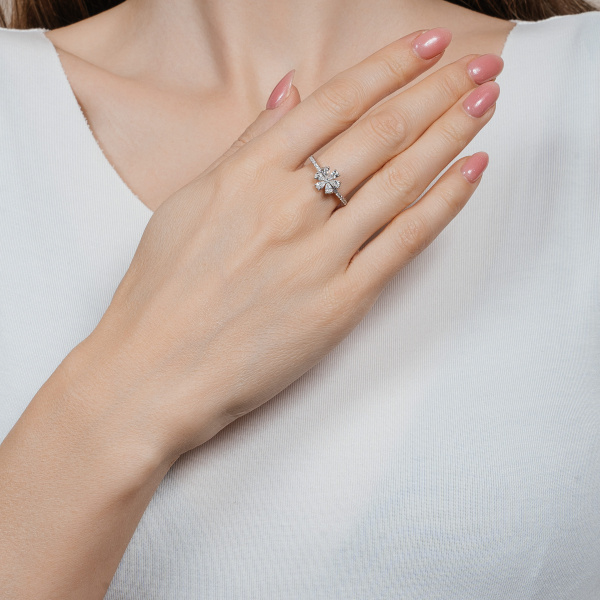 Золотое кольцо с бриллиантами Diamond Love RG2250