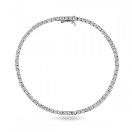 Золотой браслет с бриллиантами Diamond Love TBF001B-350-W