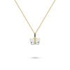 Золотое колье с бриллиантом White Dreams WDN000019-00