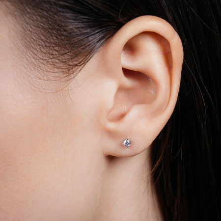 Золотые серьги с бриллиантами Diamond Love YK260131EA-1