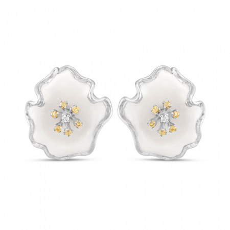 Серебряные серьги с фианитами White Dreams 925 WDHE0002-CZ