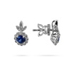 Золотые серьги Diamond Love с бриллиантами и сапфирами XAE24W-SAPD