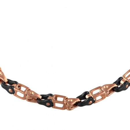 Браслет мужской из серебра с керамикой и эмалью BR243-BR