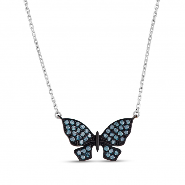 Золотое колье с бриллиантами Naviblue AN2845