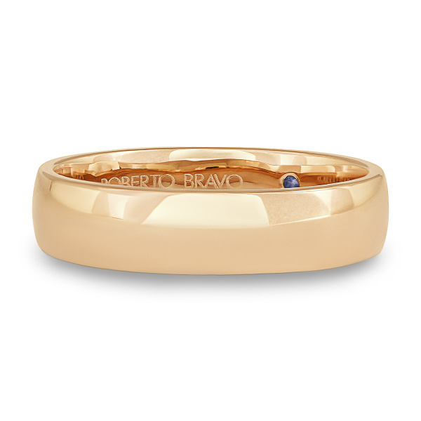 Золотое обручальное кольцо с сапфиром Amore Infinito 200-000-310