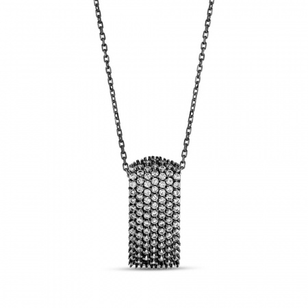 Серебряное колье с фианитами Hedgehog 925 KRHP0008-CZ