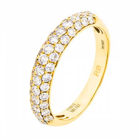 Золотое кольцо с бриллиантами Diamond Love R10766Y