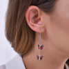 Серебряные серьги с фианитами Monarch Butterfly 925 MBXE0021-CZ Серебряные серьги с фианитами Monarch Butterfly 925 MBXE0021-CZ