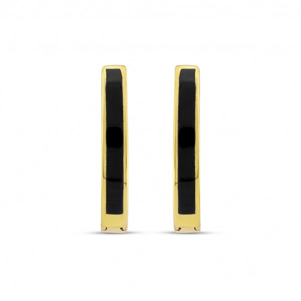 Золотые серьги с эмалью Chicky CHXE0004B-00