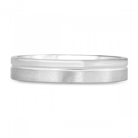 Золотое обручальное кольцо мужское с сапфиром Amore Infinito 210-000-395