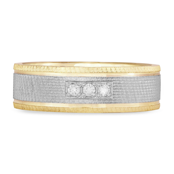 Золотое обручальное кольцо женское с бриллиантами и сапфиром Amore Infinito 562-030-1742