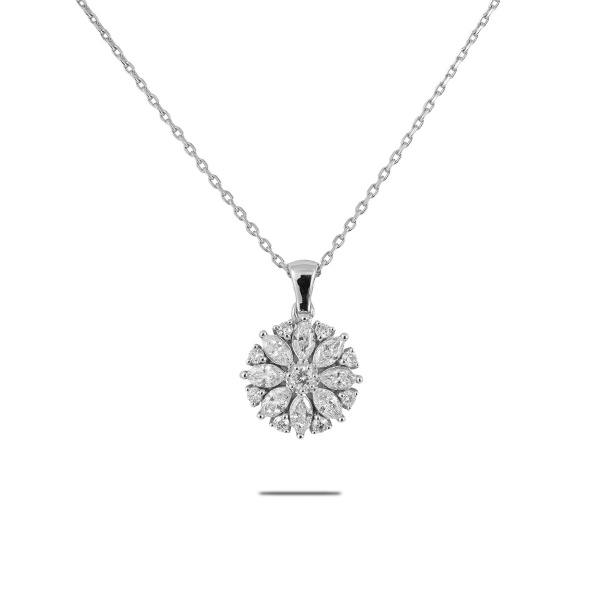 Золотое колье с бриллиантами Diamond Love PD01211