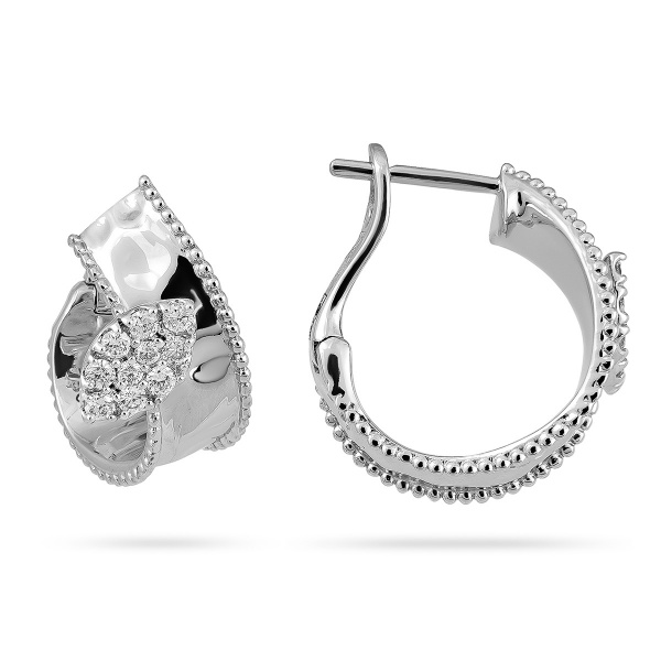 Золотые серьги Diamond Love AE5185-W