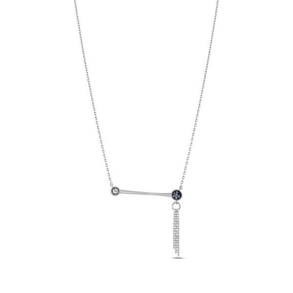 Золотое колье с бриллиантами Naviblue D437MW