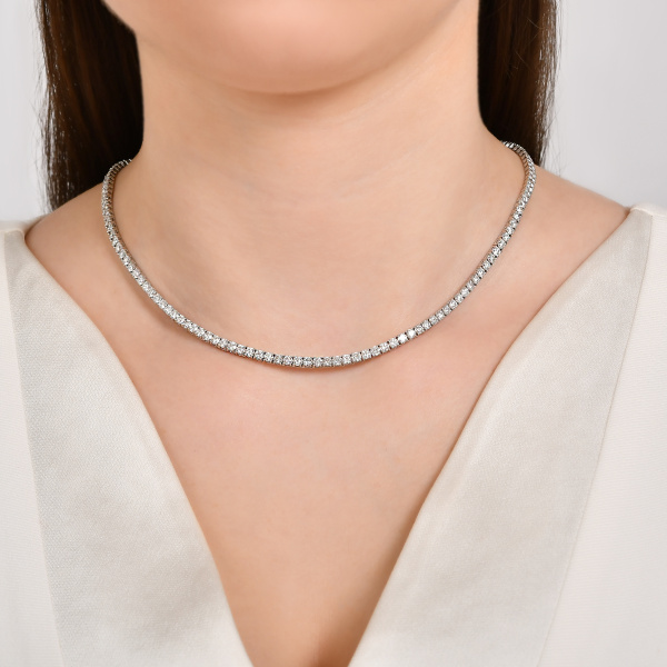 Золотое колье с бриллиантами Diamond Love TBB001N-010