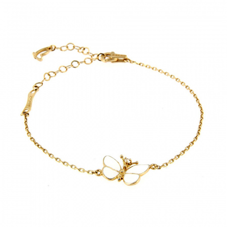 Золотой браслет с бриллиантом White Dreams WDB000007-00