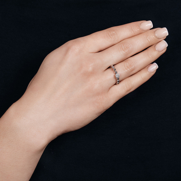 Золотое кольцо с бриллиантами Diamond Love AR4046-W