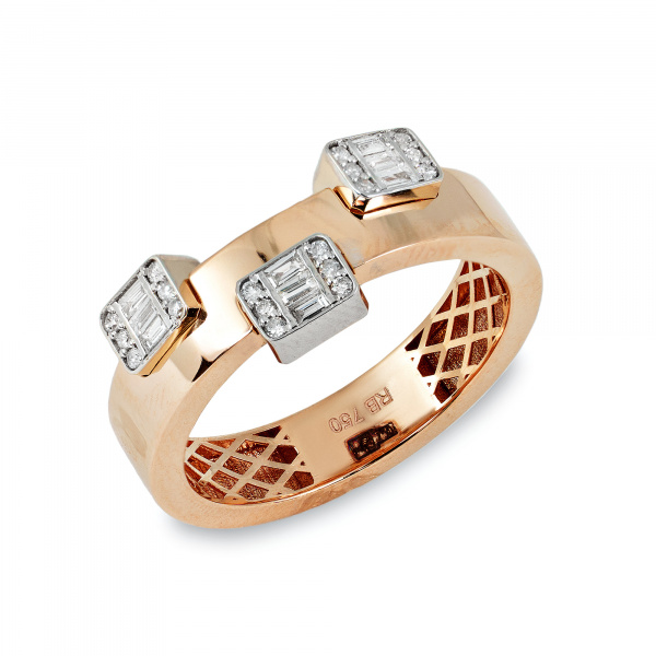 Золотое кольцо с бриллиантами Cool PRA-0537R