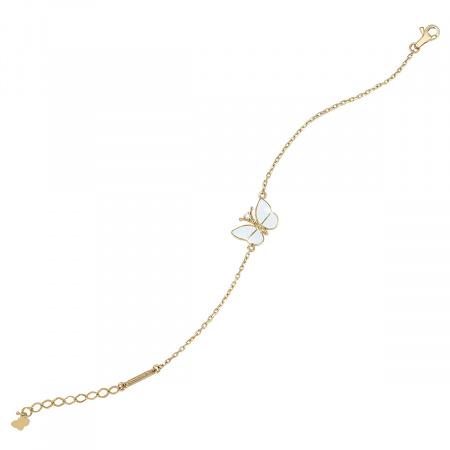 Золотой браслет с бриллиантом White Dreams WDB000007-00