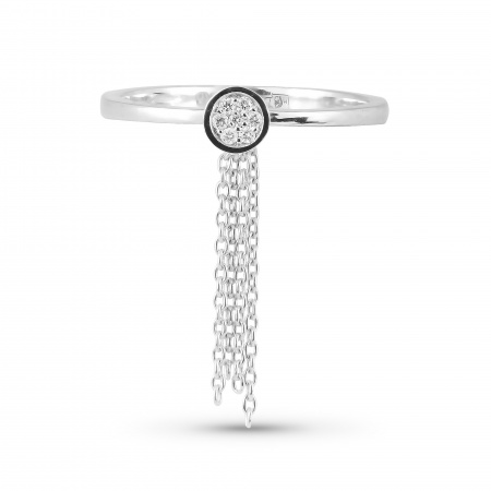 Золотое кольцо с бриллиантами Naviblue D437RW1